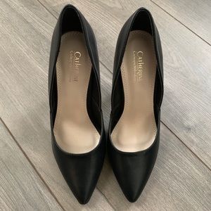•NEW•Catherine Maladrino Harper Black Pump